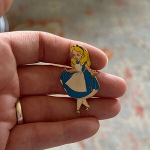 Alice in Wonderland Disney Character Enamel Pin
